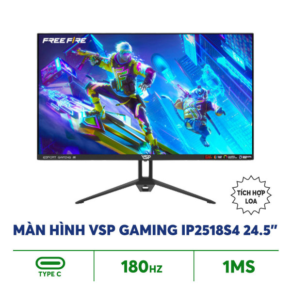 MÀN HÌNH VSP GAMING IP2518S4 (24.5 INCH / FAST IPS / FHD / 180HZ / 1MS / LOA) | SP