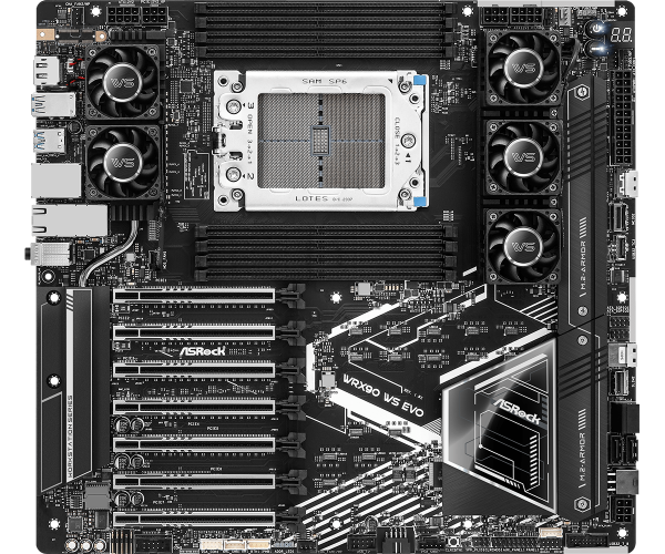 MAIN ASROCK WRX90 WS EVO (AMD WRX90/ sTR5/ 8 KHE RAM ECC DDR5)