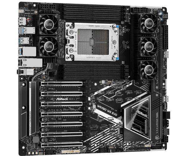 MAIN ASROCK WRX90 WS EVO (AMD WRX90/ sTR5/ 8 KHE RAM ECC DDR5)