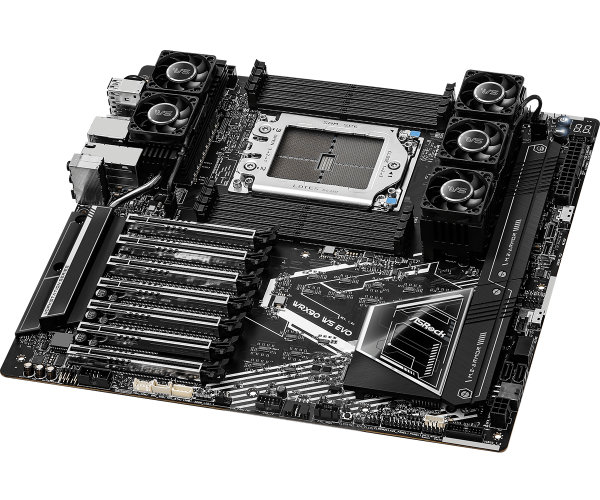 MAIN ASROCK WRX90 WS EVO (AMD WRX90/ sTR5/ 8 KHE RAM ECC DDR5)