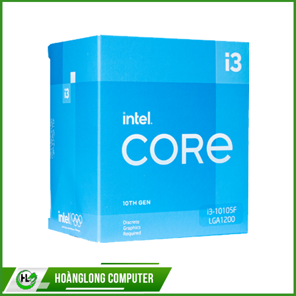 CPU Intel Core i3 - 10105F 4C/8T ( 3.7GHz up to 4.4GHz, 6MB ) BOX