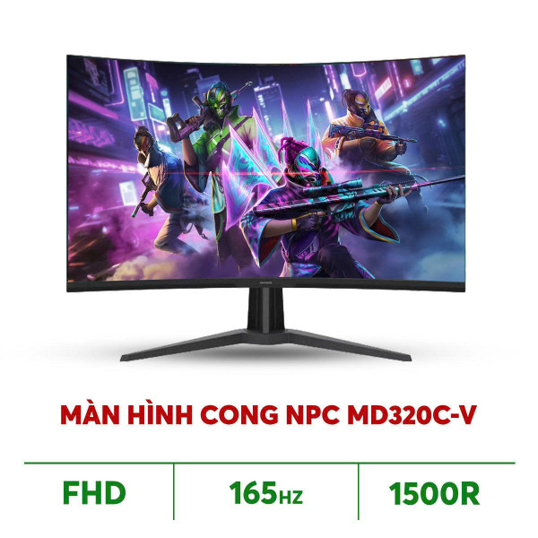 MÀN HÌNH NPC MD320C-V (32 INCH/FHD/165HZ/VA/CONG/DP/HDMI)