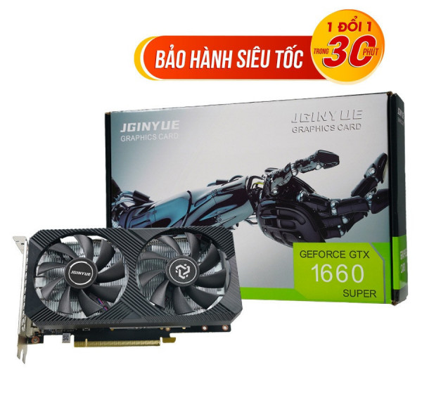 VGA JGINYUE GEFORCE GTX 1660 SUPER 6G (6GB GDDR6, 192-bit, DVI+HDMI+DP) TM