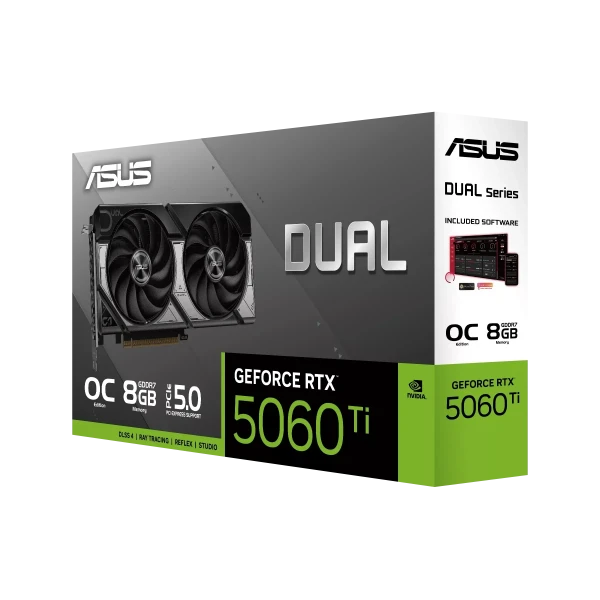 VGA ASUS DUAL GEFORCE RTX 5060 TI 8GB GDDR7 OC EDITION
