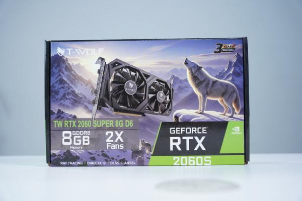 VGA T-WOLF TW-RTX2060 SUPER 8GB DDR6 2 FAN