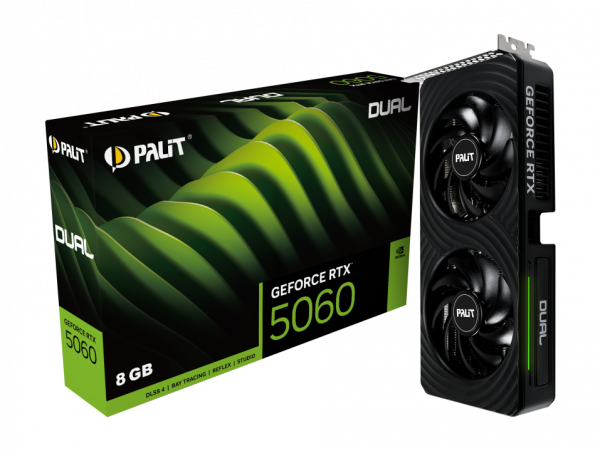 VGA PALIT DUAL GEFORCE RTX 5060 8GB GDDR7