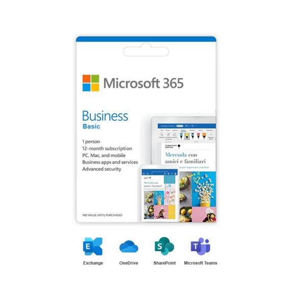 MICROSOFT 365 BUSINESS BASIC_12 MONTHS (LICENSE) _ CHO DOANH NGHIỆP