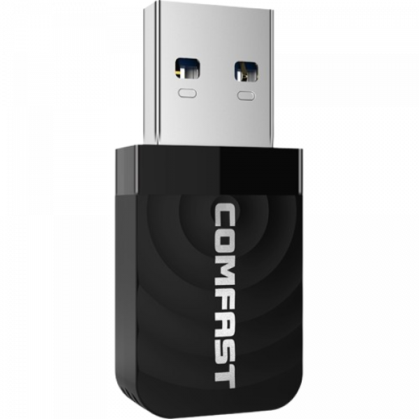 USB THU SÓNG WIFI COMFAST CF-812AC 1300MBPS 2.4GHZ/5GHZ