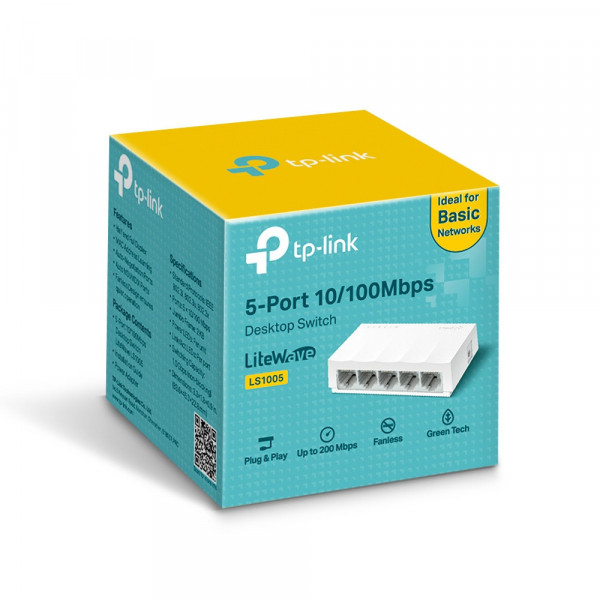 SWITCH TP-LINK LS1005 5-PORT 10/100MBPS