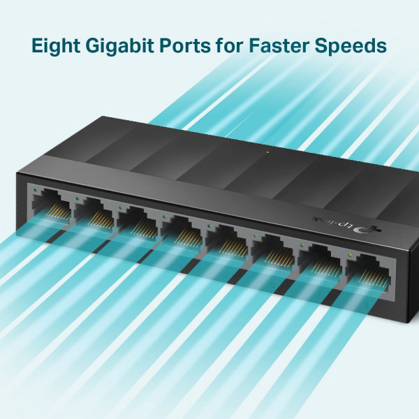 SWITCH TP-LINK LS1008G 8-PORT 10/100/1000MBPS