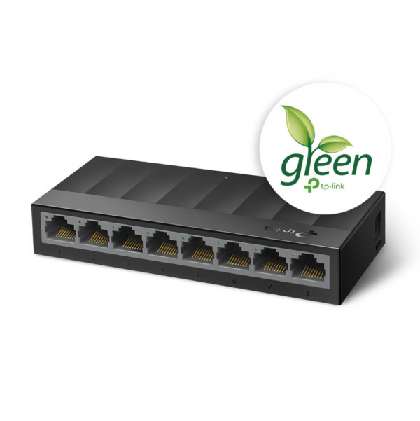 SWITCH TP-LINK LS1008G 8-PORT 10/100/1000MBPS