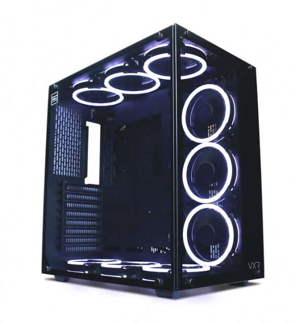 VỎ CASE TECWARE VXR TG DUAL CHAMBER BLACK (ATX/ KHÔNG FAN)