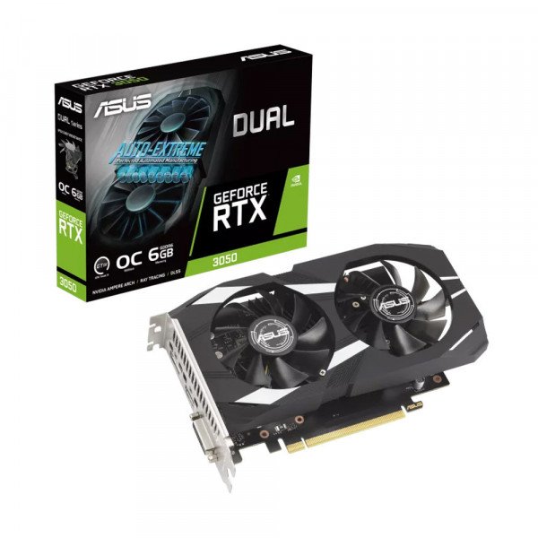 VGA ASUS DUAL RTX3050 OC 6GB DDR6 (DUAL-RTX3050-O6G)