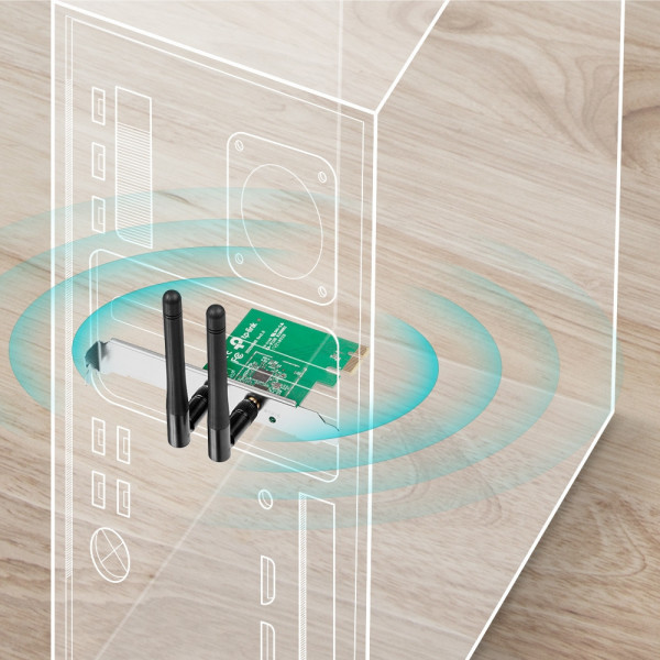 CARD WIFI PCI EXPRESS TPLINK 300MBPS TL-WN881ND
