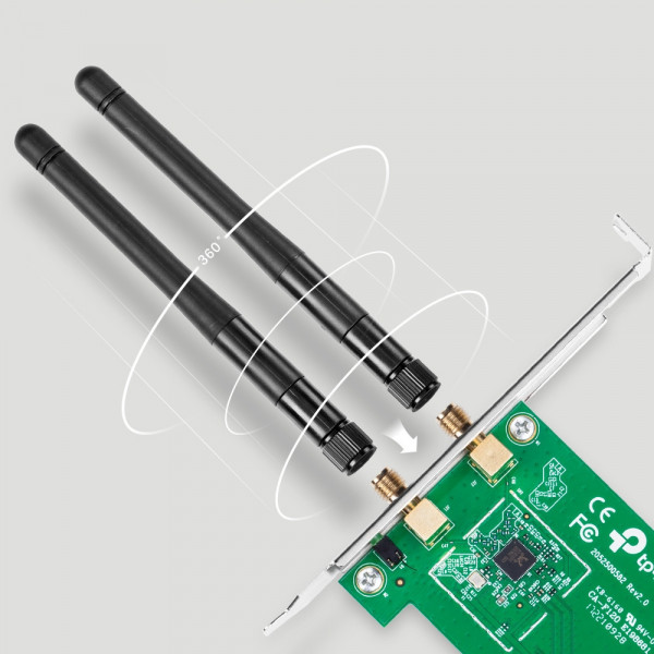 CARD WIFI PCI EXPRESS TPLINK 300MBPS TL-WN881ND