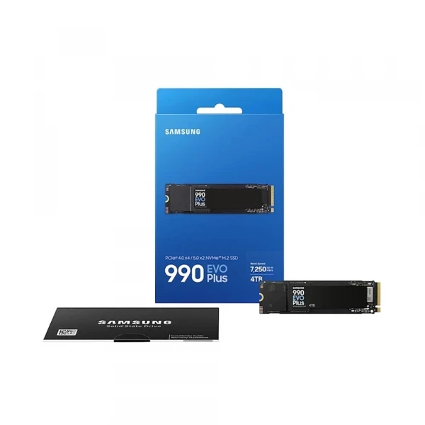 SSD NVME SAMSUNG 990 EVO PLUS 4TB ( ĐỌC 7250MB/S - GHI 6300MB/S) PCIE NVME 4.0X4 (MZ-V9S4T0BW)