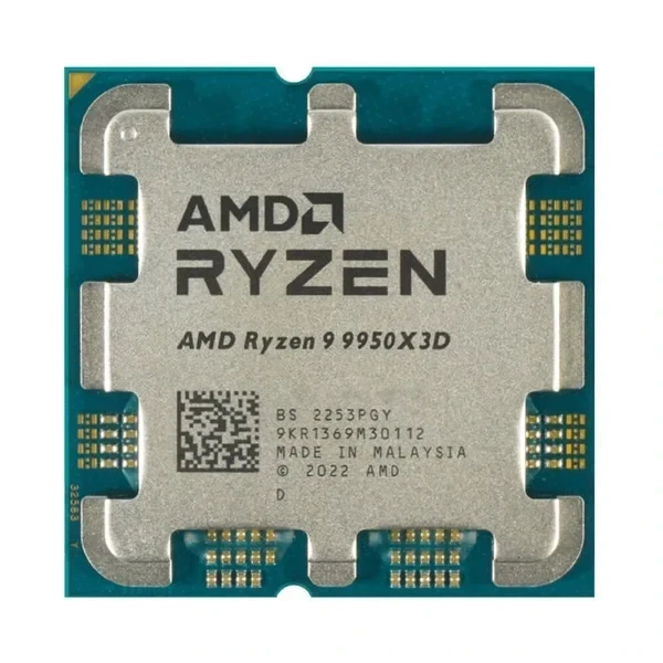 CPU AMD RYZEN 9 9950X3D TRAY (AMD AM5/16 NHÂN 32 LUỒNG, UP TO 5.7GHZ ,144MB CACHE)