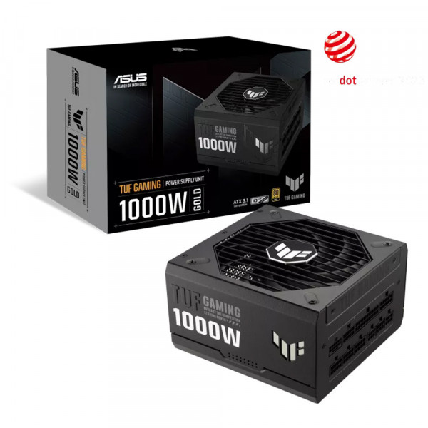 NGUỒN MÁY TÍNH ASUS TUF GAMING 1000W GOLD ATX 3.1 (1000W, PCIE 5.0, 80 PLUS GOLD, FULL MODULAR)