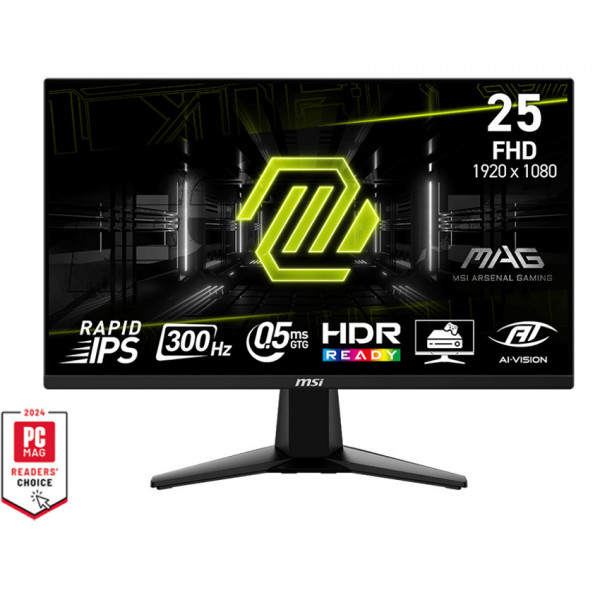 MÀN HÌNH GAMING MSI MAG 255XF (24.5 INCH/ FAST IPS/ FHD / 300HZ/ 0.5MS)