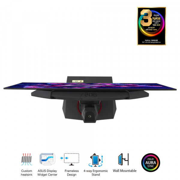 MÀN HÌNH GAMING ASUS ROG STRIX OLED XG27AQDMG (27 INCH/QHD/OLED/240HZ/G-SYNC/DISPLAYHDR 400)