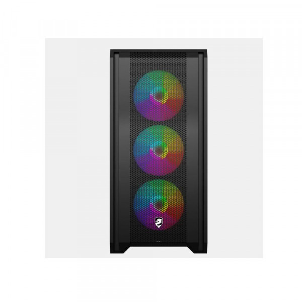 VỎ MÁY TÍNH VITRA TITAN R220 AIR BLACK (E-ATX/ 3 FAN LED)