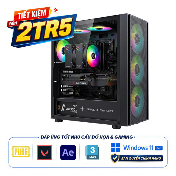 PC I7 14700KF | 32GB | 512GB | RTX 5060 TI 16G | WIN 11 PRO BẢN QUYỀN