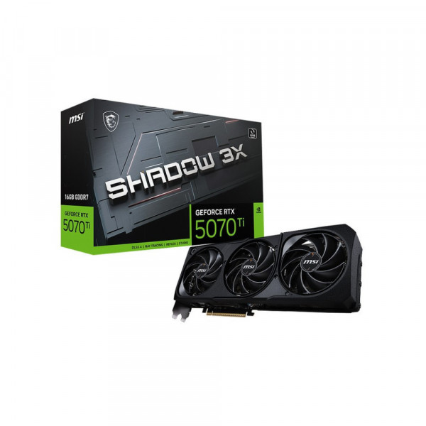 VGA MSI RTX 5070 TI 16GB SHADOW 3X OC GDDR7