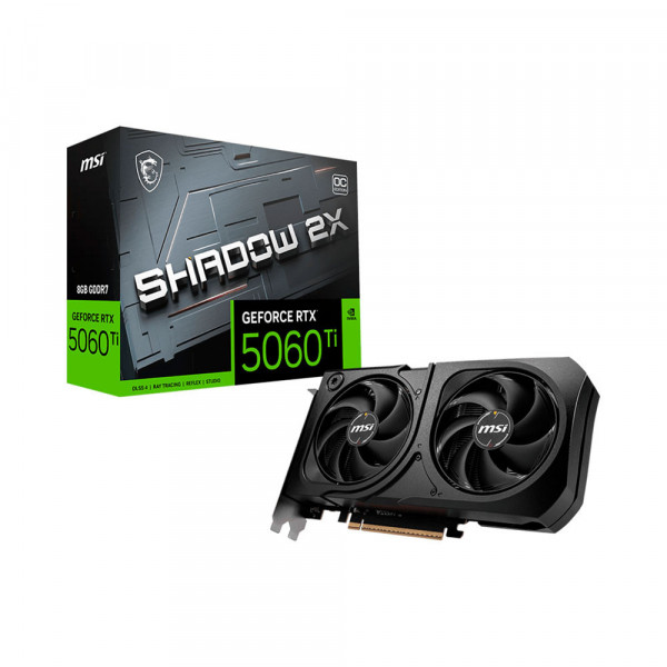VGA MSI RTX 5060 TI 8GB SHADOW 2X OC PLUS GDDR7