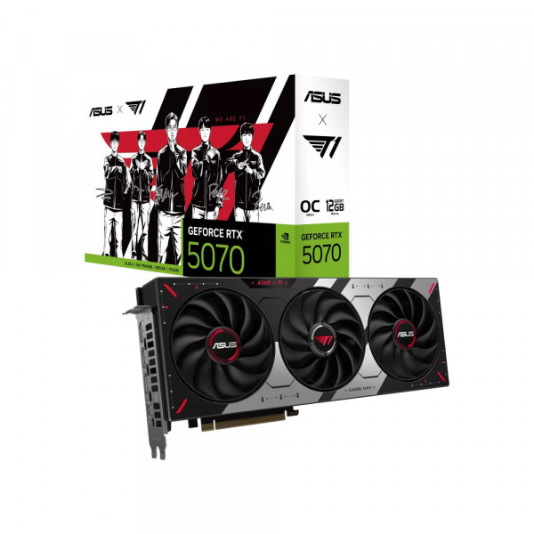 VGA ASUS T1 GeForce RTX 5070 12GB GDDR7 OC Edition (T1-RTX5070-O12G-GAMING)
