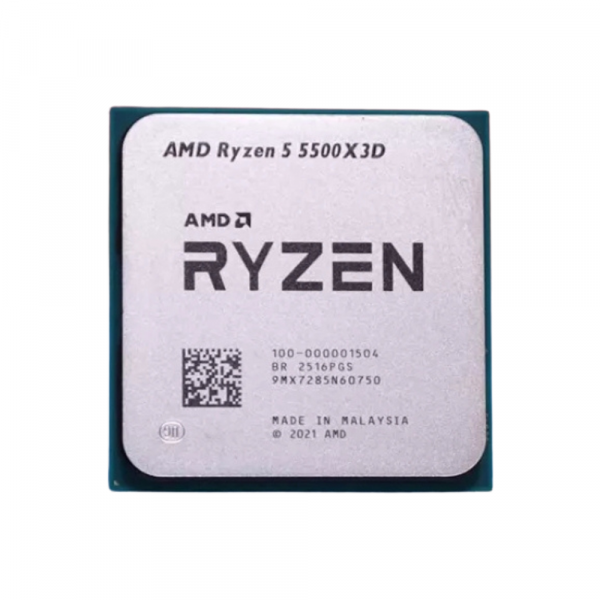 CPU AMD RYZEN 5 5500X3D TRAY (UPTO 4.0GHZ/ 6 NHÂN 12 LUỒNG / 96MB CACHE/ SOCKET AM4)