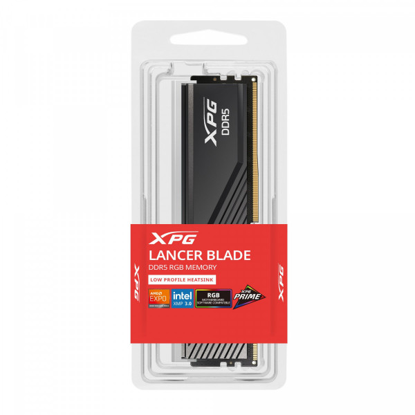 RAM ADATA LANCER BLADE RGB 16GB (1X16GB) DDR5 5600MHZ BLACK (AX5U5600C4616G-SLABRBK)