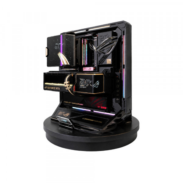 BỘ PC ASUS ROG 20th Anniversary Ryzen 9 9950X3D2 | Ram 96G | RTX 5090 32G | NVME 2TB | MÀN 27INCH OLED 