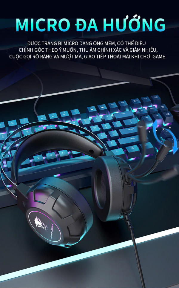 TAI NGHE GAMING JUNGLE LEOPARD E-7005S