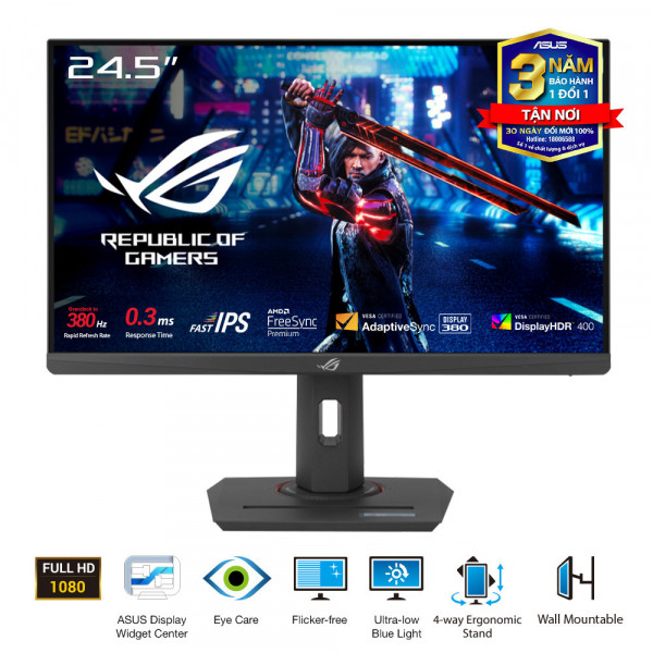 MÀN HÌNH ASUS ROG STRIX XG259QNS (25INCH/ FULL HD/ FAST IPS/ 380HZ/ 1MS)