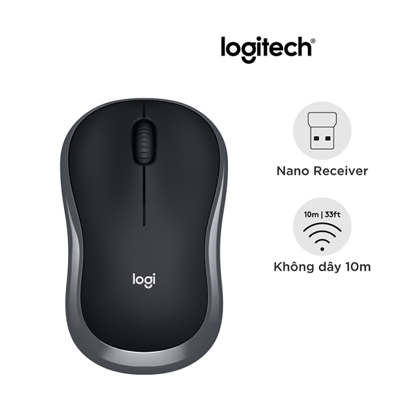 CHUỘT KHÔNG DÂY LOGITECH B175 OPTICAL WIRELESS (USB/ĐEN)