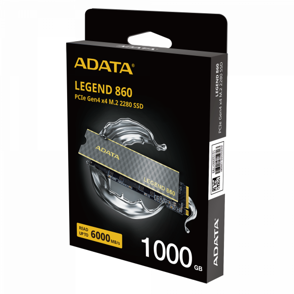 SSD NVME ADATA LEGEND 860 1TB (ĐỌC 6000MB/S GHI 5000MB/S) M.2 2280 PCIE GEN4X4 (SLEG-860-1000GCS)
