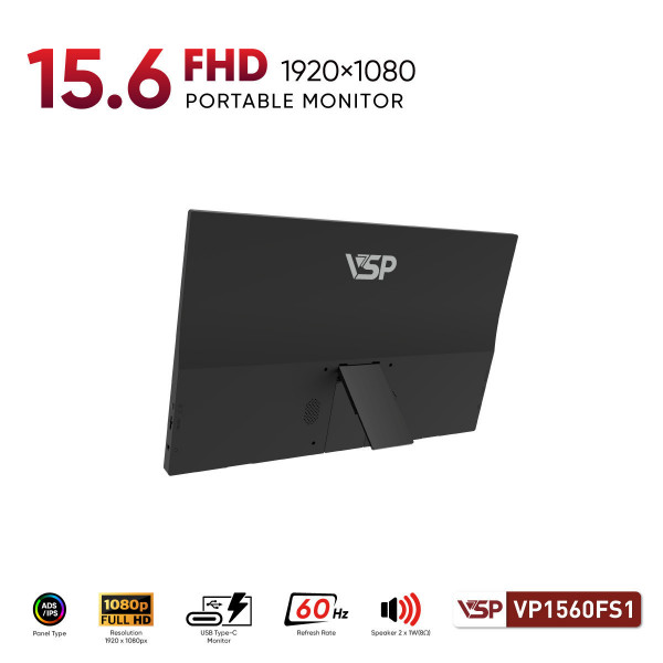 VSPVP1560FS1 MÀN HÌNH PORTABLE VSP VP1560FS1 (15.6INCH/IPS/ELED/FHD/62HZ/NON-TOUCH)