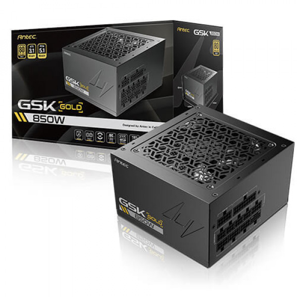 NGUỒN ANTEC GSK850 EC 850 PLUS GOLD (850W/ ATX3.1/ PCIE 5.1/ FULL MODULAR)