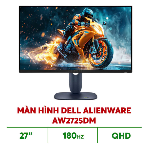 MÀN HÌNH GAMING DELL ALIENWARE AW2725DM (27INCH/ 2K/ 1MS/ 180HZ/ FAST IPS)