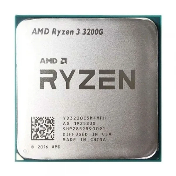 CPU AMD RYZEN 3 3200G (3.6GHZ TURBO UP TO 4.0GHZ, 4 NHÂN 4 LUỒNG, 4MB CACHE, RADEON VEGA 8, 65W) TRAY
