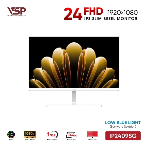 MÀN HÌNH VSP IP2409SG TRẮNG (24 INCH/ FULL HD/ IPS/ 144HZ/ 1MS)
