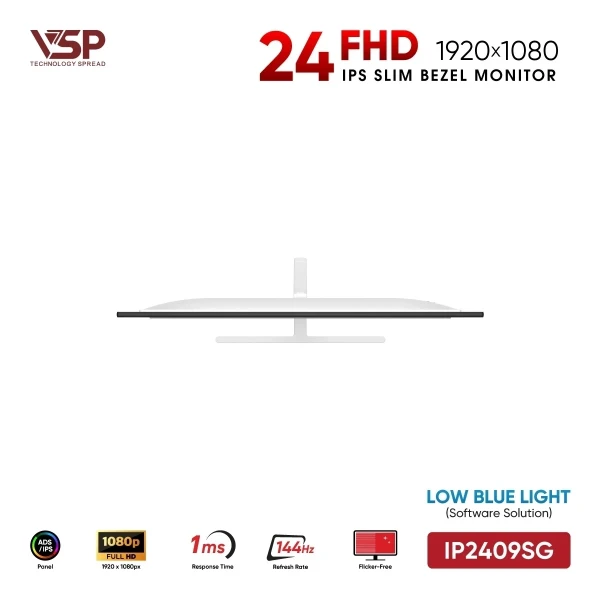 MÀN HÌNH VSP IP2409SG TRẮNG (24 INCH/ FULL HD/ IPS/ 144HZ/ 1MS)