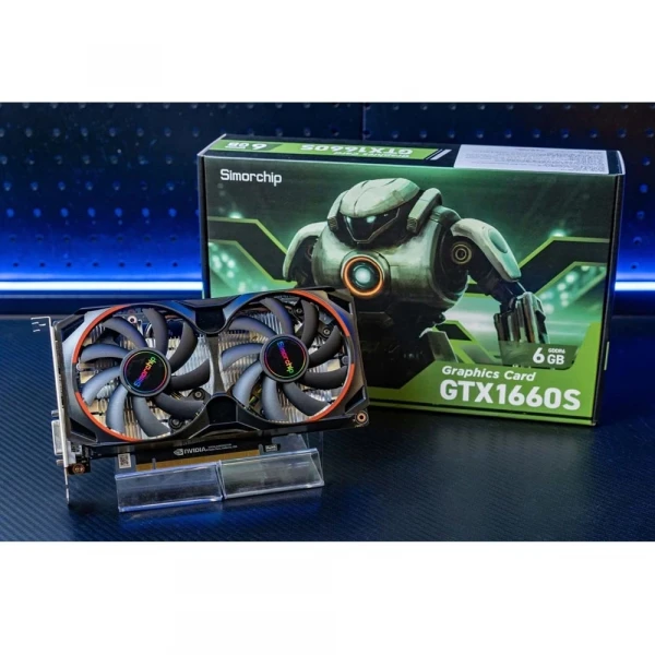 VGA SIMORCHIP GEFORCE GTX1660S 6GB DDR6 2FAN