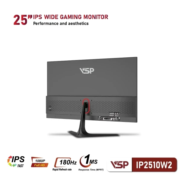 MÀN HÌNH GAMING VSP IP2510W2 (25 INCH/ FAST IPS/ FHD/ 240- OC 260HZ/ 0.3MS)