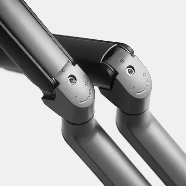 GIÁ TREO 2 MÀN HÌNH HYPERWORK T6 PRO DUAL HPW.T6P.DUAL.V2.GRY ĐEN XÁM (17-32 INCH)