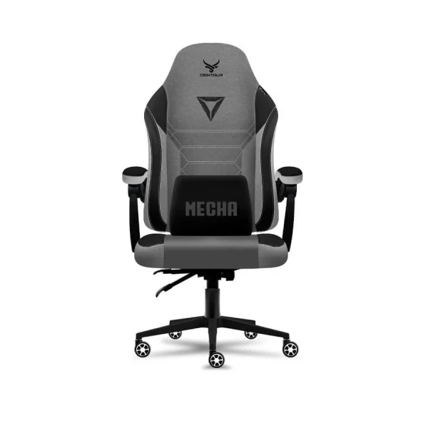 GHẾ GAMING CENTAUR MECHA (CHÂN XOAY KIM LOẠI/ MÀU XÁM VẢI)