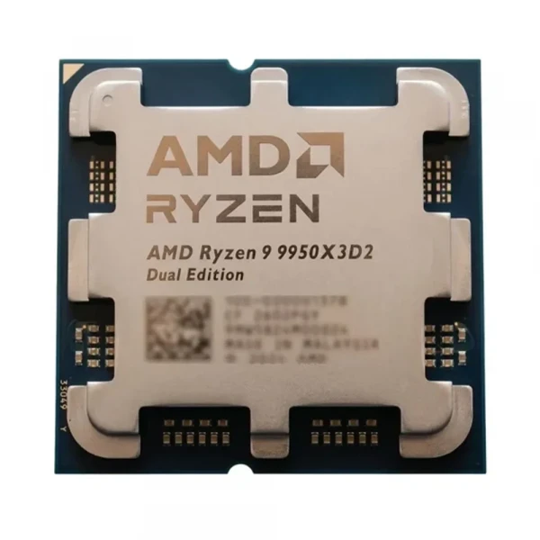 CPU AMD RYZEN 9 9950X3D2 TRAY (AMD AM5/ 16 CORES 32 THREADS/ BASE 4.3GHZ TURBO 5.6GHZ/ CACHE 208MB)
