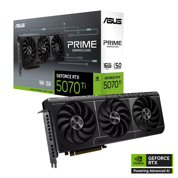 VGA ASUS PRIME RTX 5070 TI 16GB GDDR7 (PRIME-RTX5070TI-16G)