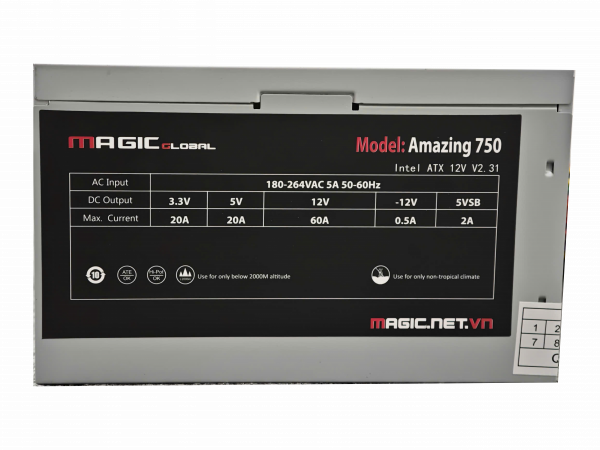 NGUỒN MAGIC AMAZING 750 CST 230W 