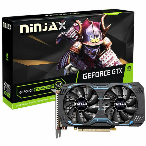 VGA NINJA GTX 1660 SUPER 6GB 2FAN DDR6 (NK166SF66F)
